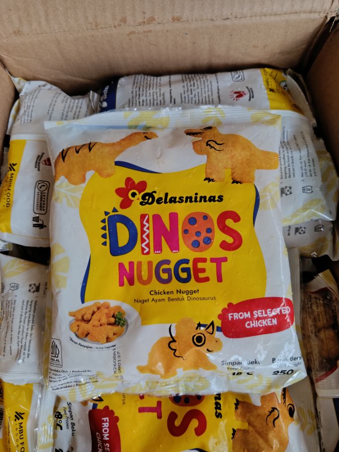 Nugget Delasninas Dino 250Gr