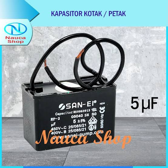 KAPASITOR KOTAK 5 UF SANEI