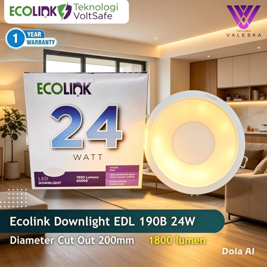 DOWNLIGHT ECOLINK 24W KUNING