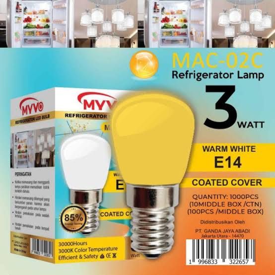 LAMPU KULKAS MYVO E14