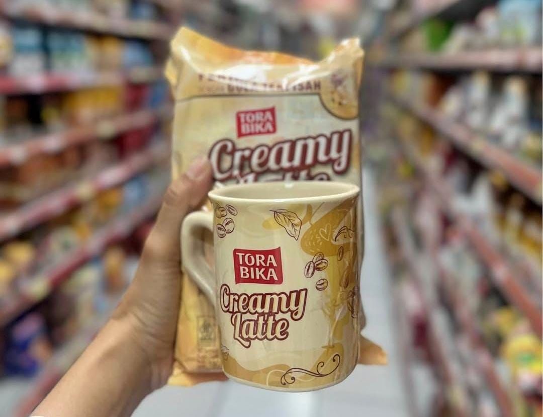Creamy latte Free Gelas