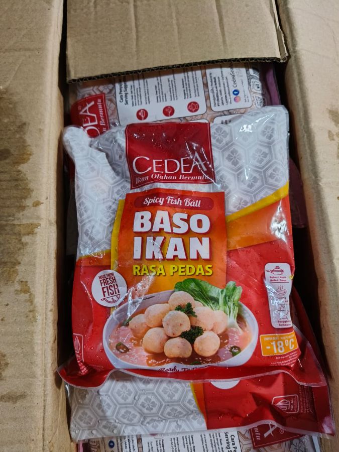 Cedea Bakso Ikan Pedas 500Gr