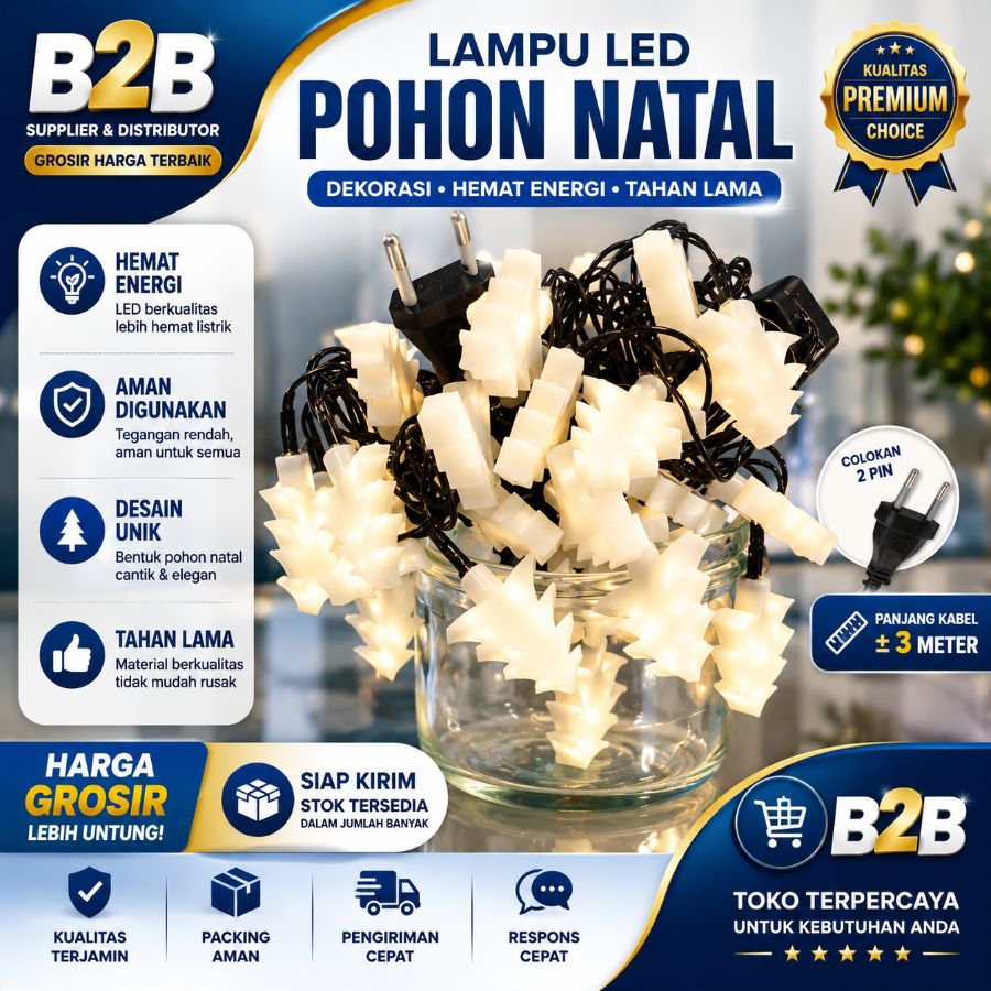 LAMPU NATAL POHON B2B