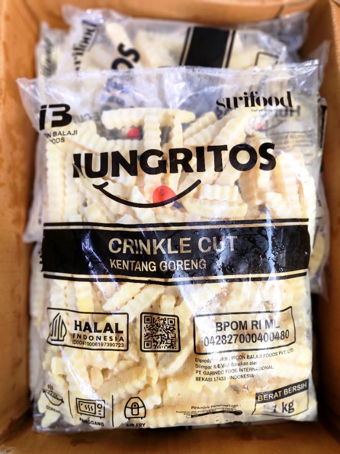 Hungritos Crinkle Cut 1kg