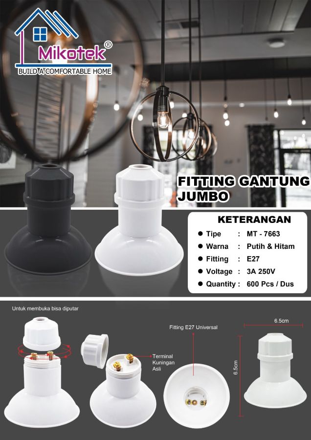 FITING GANTUNG JUMBO MIKOTEK