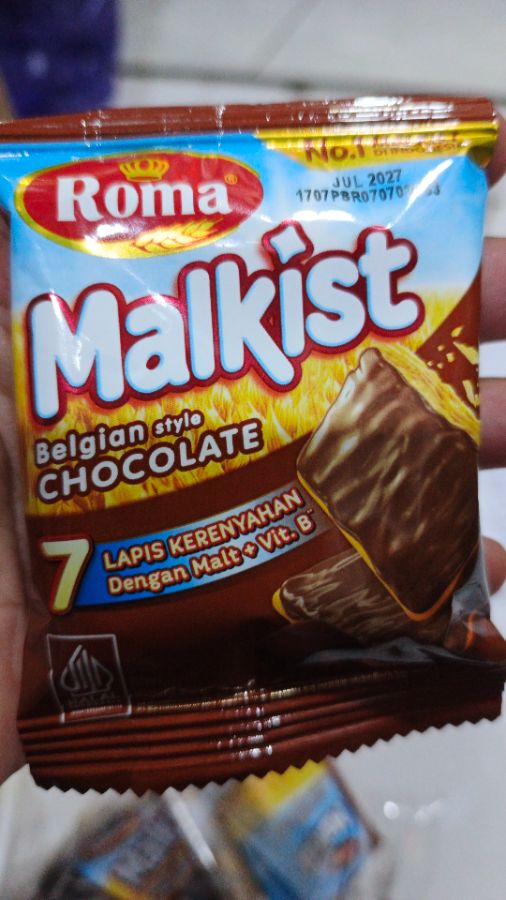 Roma Malkist Rasa Coklat Belgian 15gr