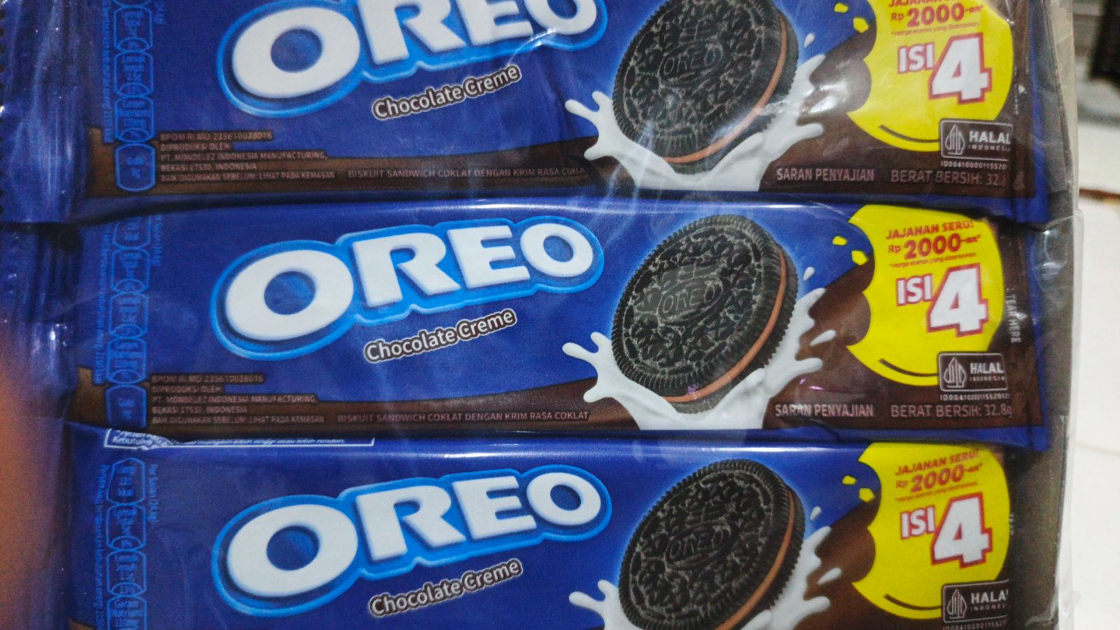 Oreo Krim Rasa Coklat 25gr