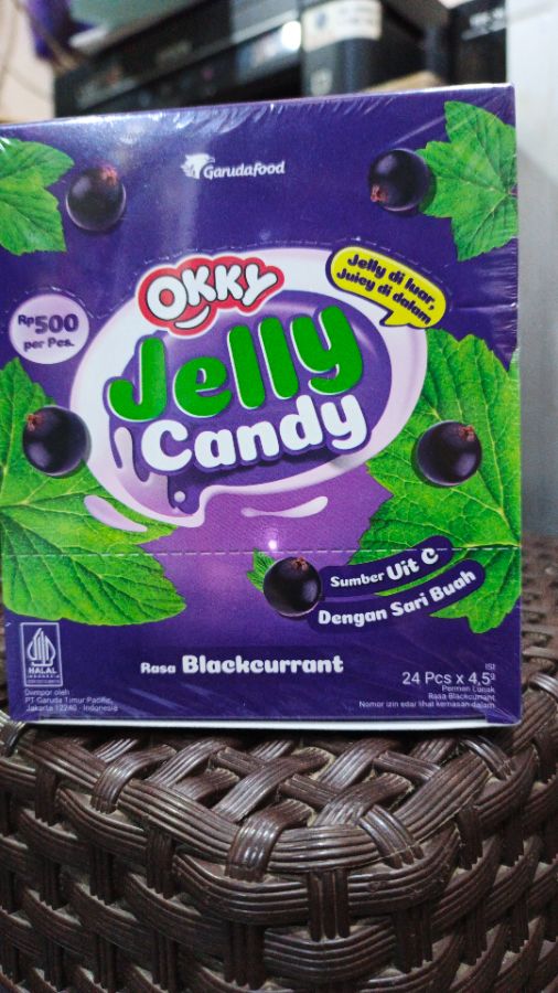 Okky Jelly Candy Rasa Blackcurrant 4,5gr