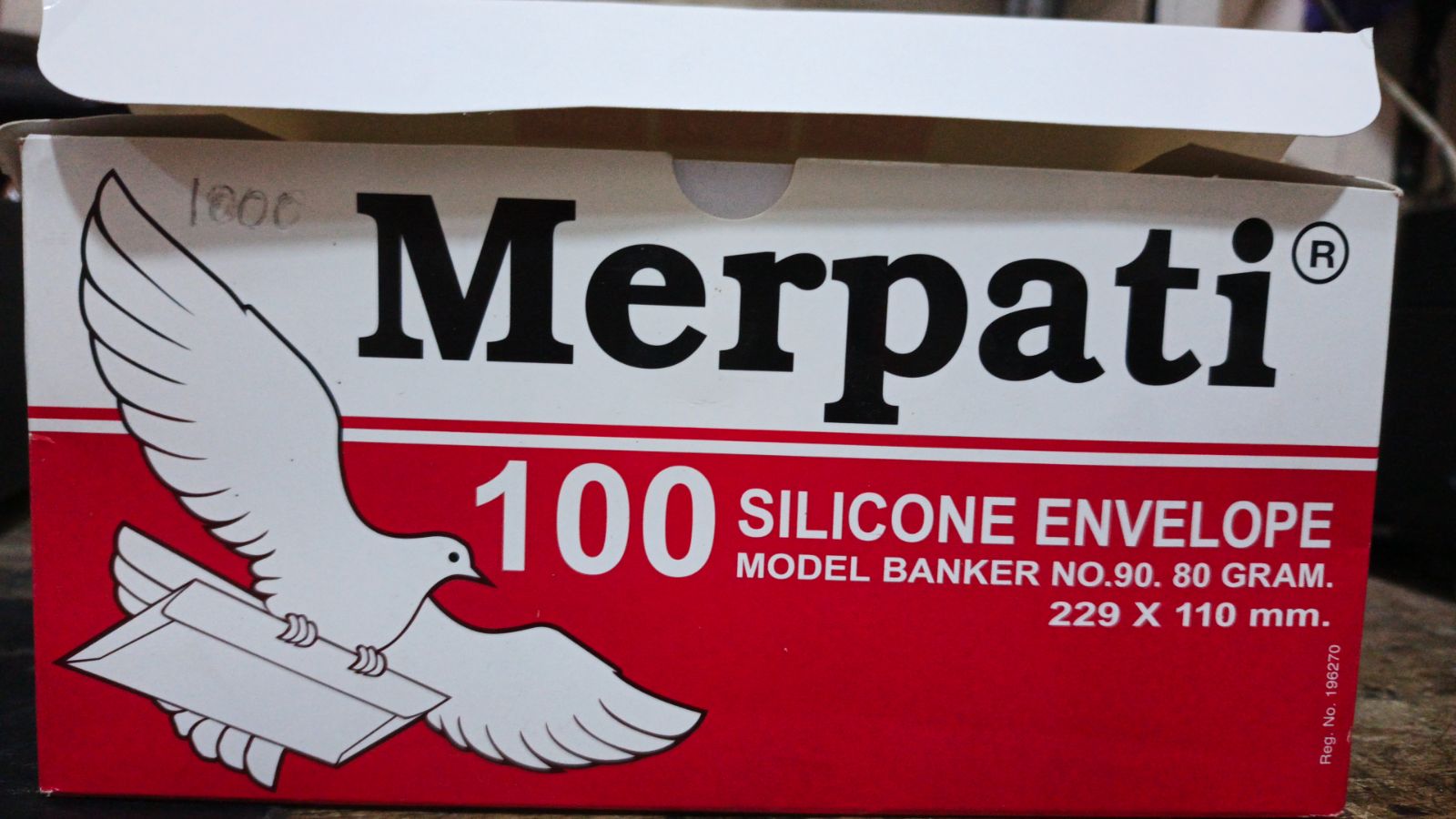 Amplop Merpati 229mm x 110mm