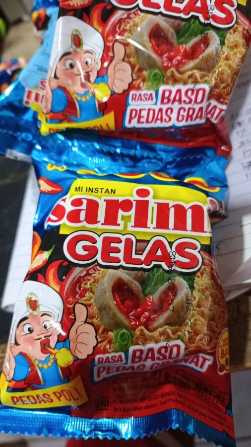 Sarimi Gelas Rasa Baso Pedas Granat 27gr