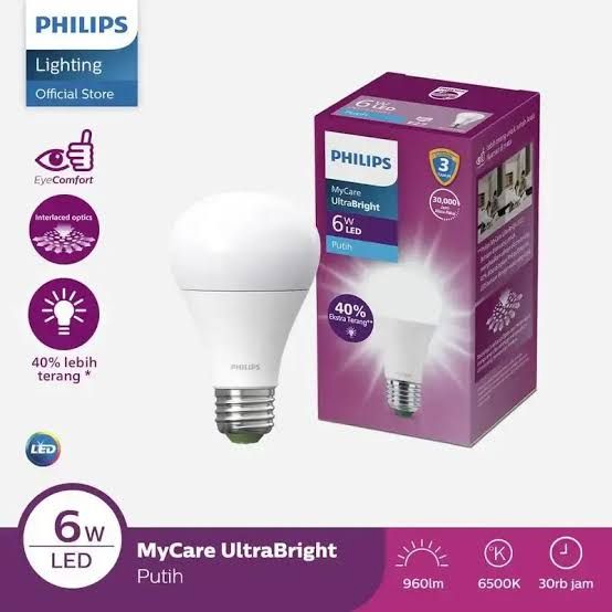 LED PHILIPS 6W ULTRA BRIGHT