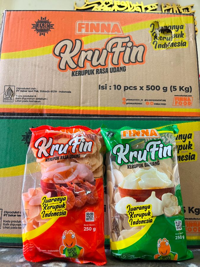 Kerupuk Finna Bawang 250gr