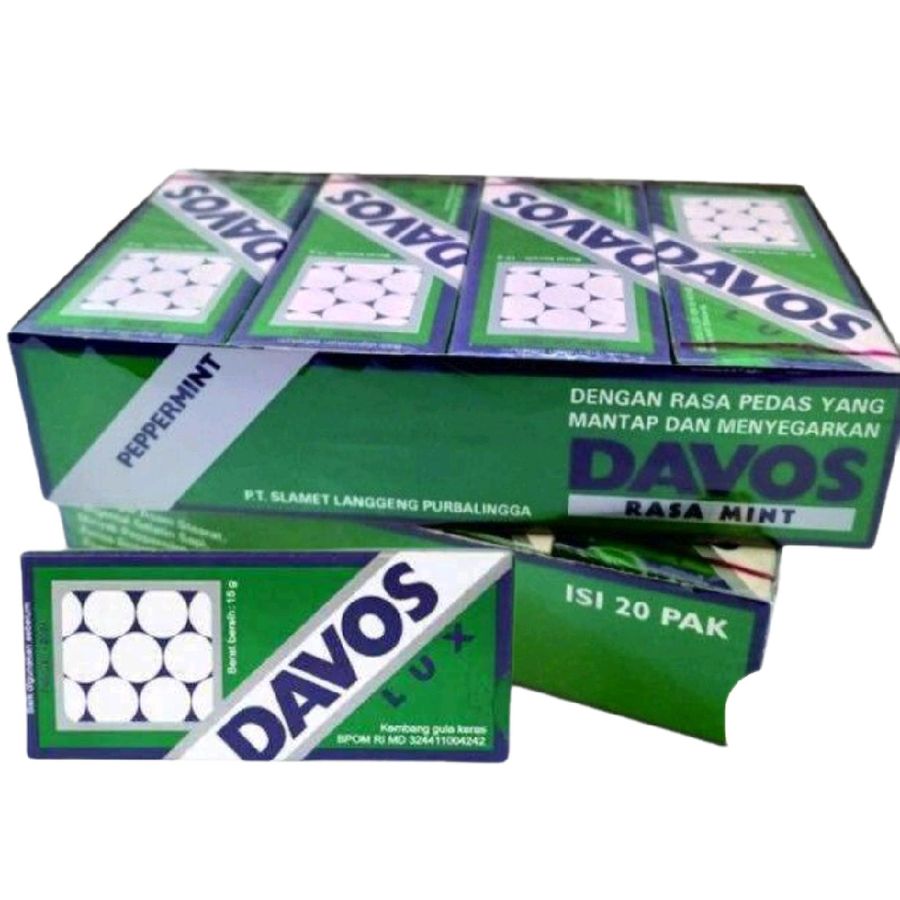 Permen Davos Rasa Mint 2gr