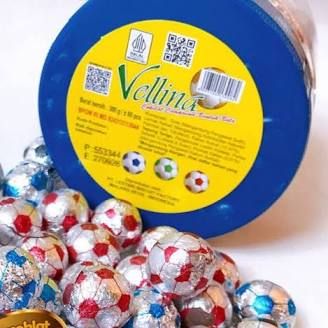 Vellina Cokelat Compound Bentuk Bola 6gr