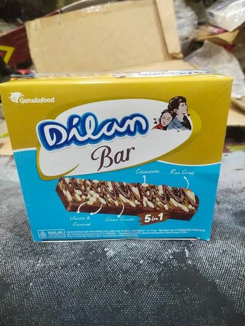 Dilan Bar Rasa Vanilla dan Caramel 18gr