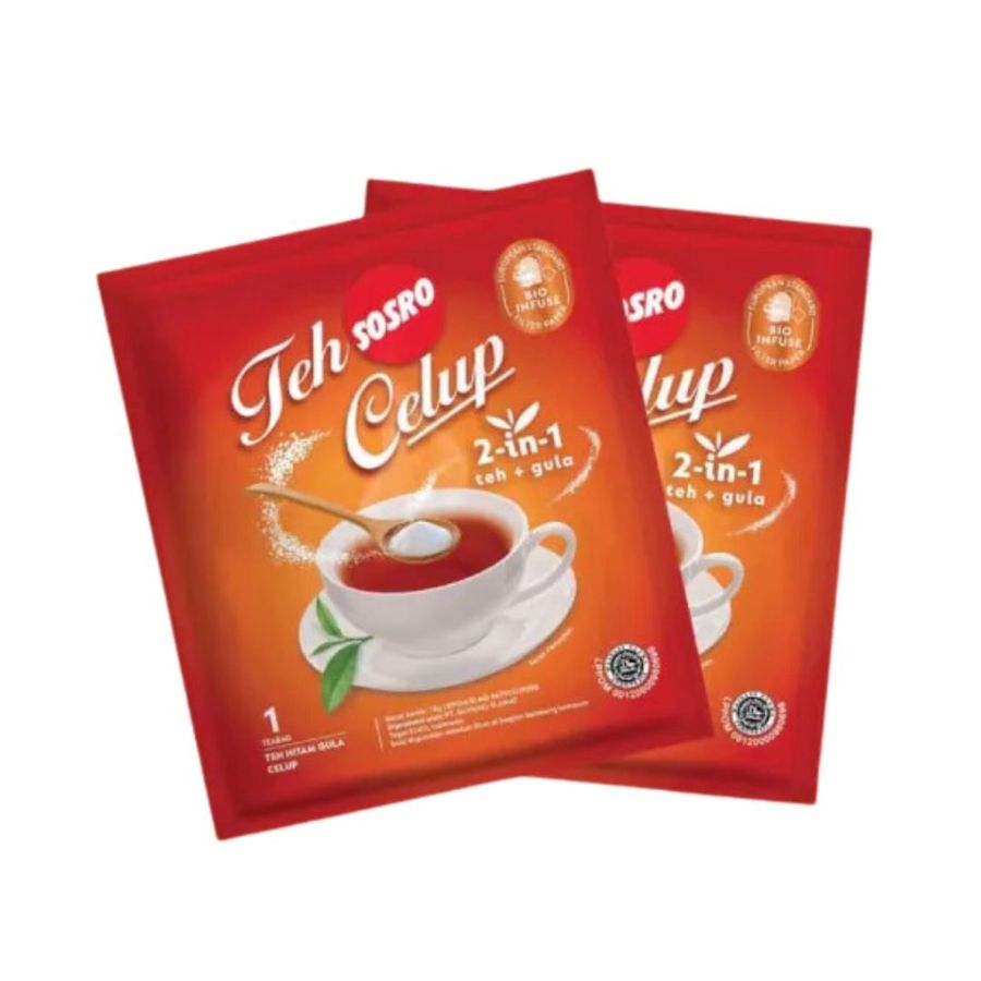 Teh Hitam Celup Sosro 2gr (isi 4)