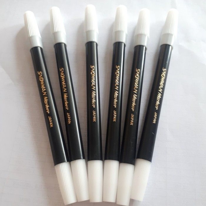 Spidol Hitam Snowman Kecil
