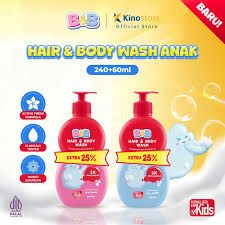 BNB Hair & Body Wash 240 + 60 ML All In Wonder