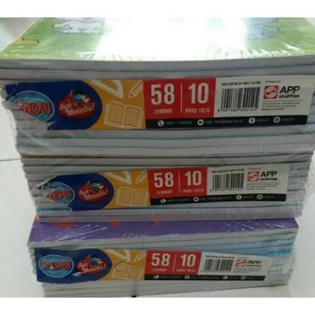 Buku Tulis isi 58 Merk SInar Dunia