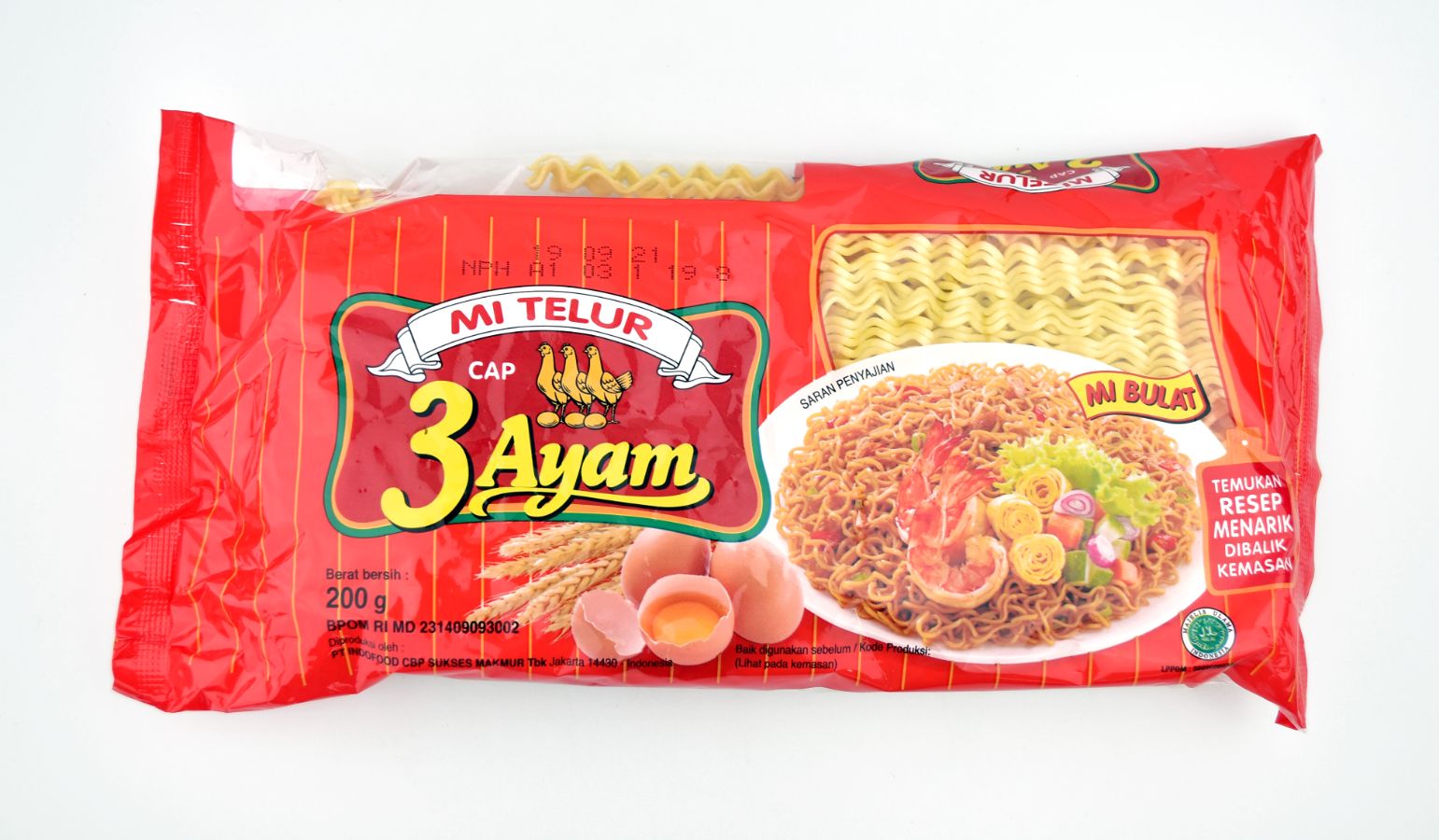 Mie Telur 3 Ayam
