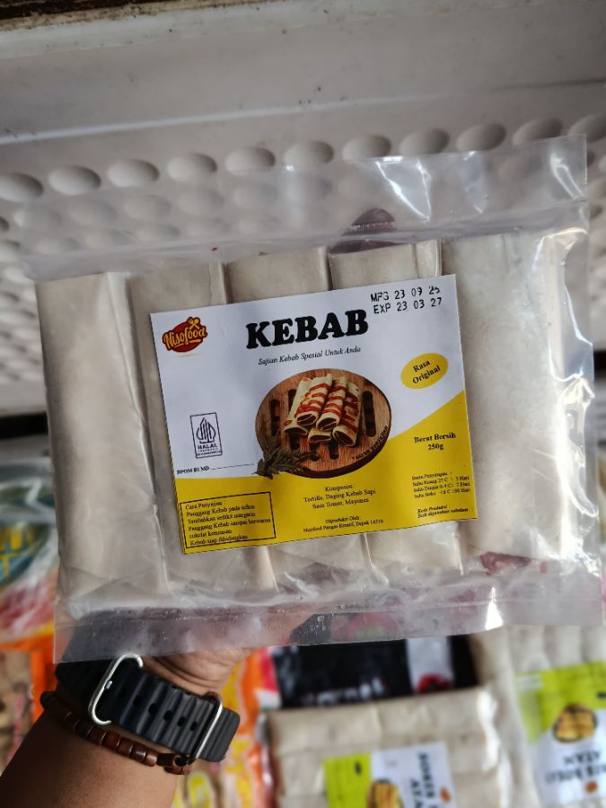 NisoFood Kebab Sapi Original Isi 5