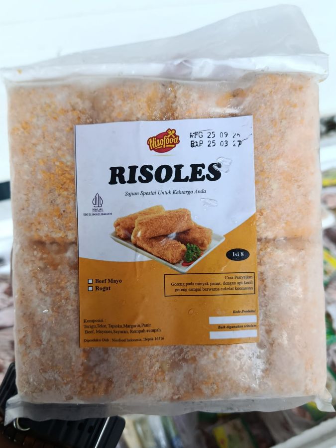 NisoFood Risol Beef Mayo isi 8
