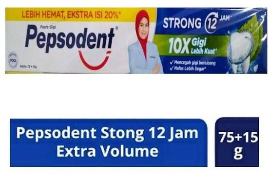Pepsodent 75g+ 15g