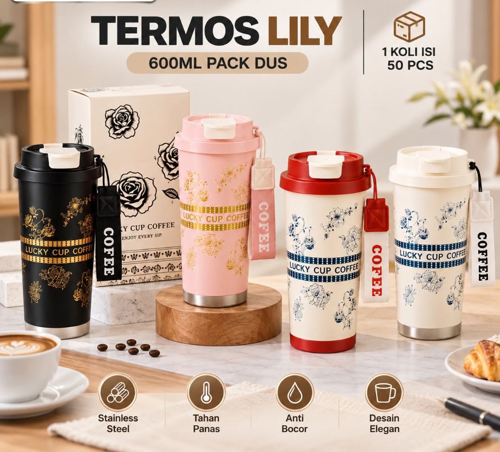 Termos Kopi Lilly 600ML
