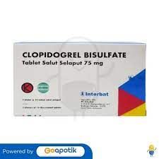 CLOPIDOGREL 75MG OGB INTERBAT