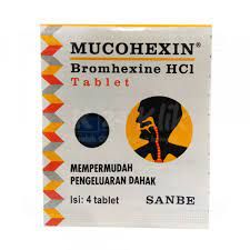 MUCOHEXIN 8MG TABLET 25x4s