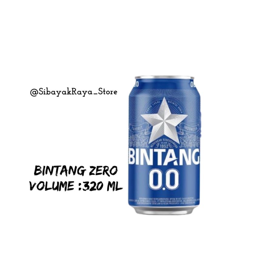 21+ Bintang Zero 320ml