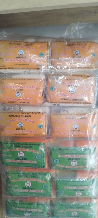Bumbu tabur kecil 50gr ( cap bintang kembar ) ayam bawang