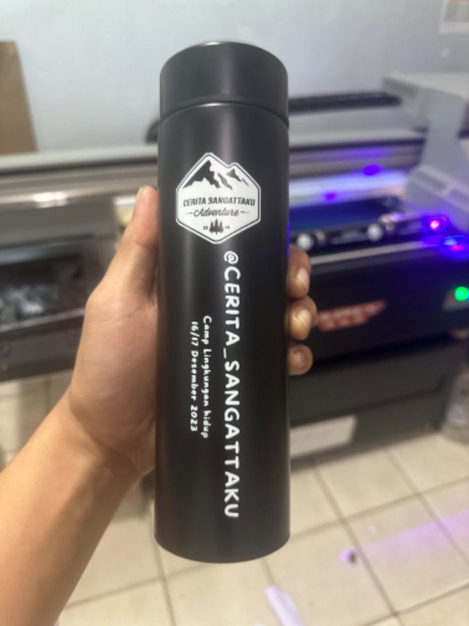Jasa Printing Tumbler (harga tumbler bawa sendiri)