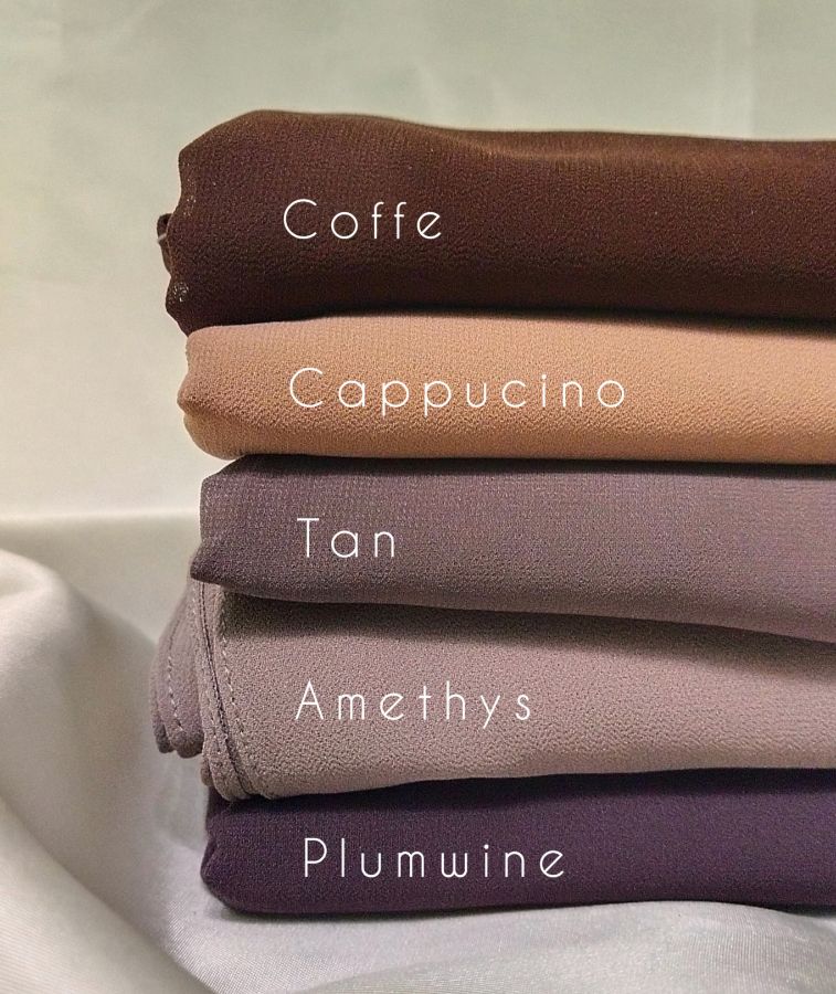 Pashmina Ceruty mahogany