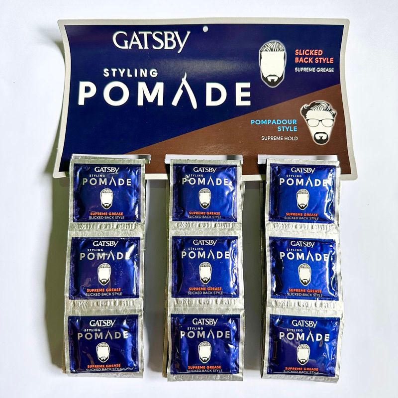 getsby pomade saset