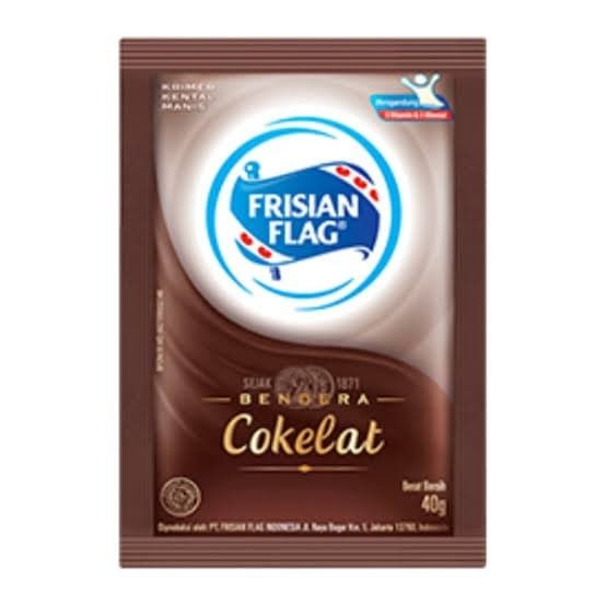 susu bendera Coklat saset