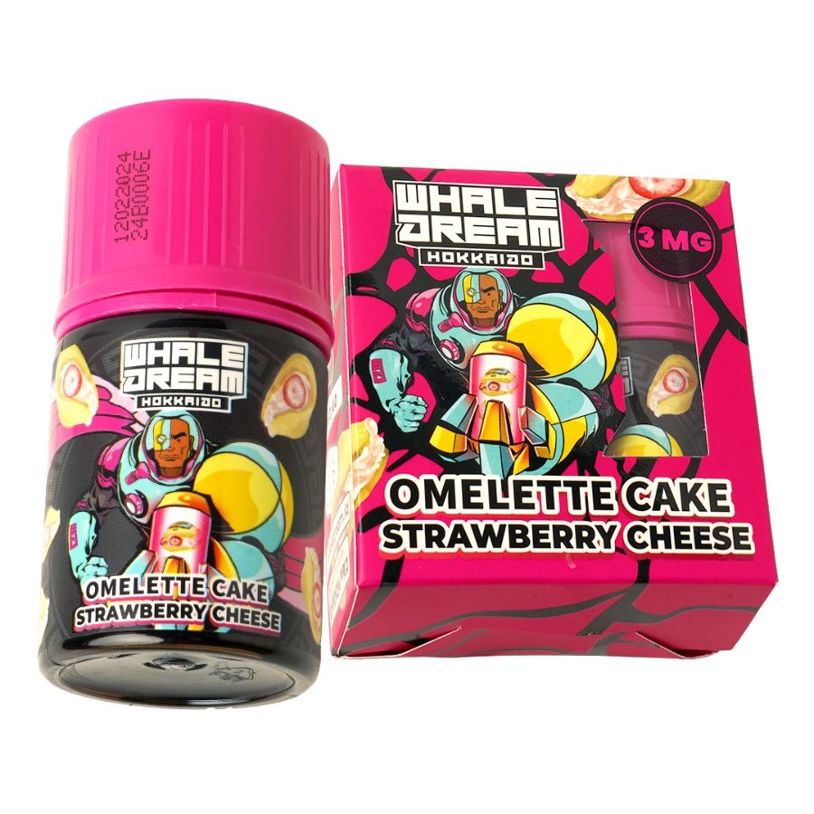 Whale dream omelette cake strawberry 6mg