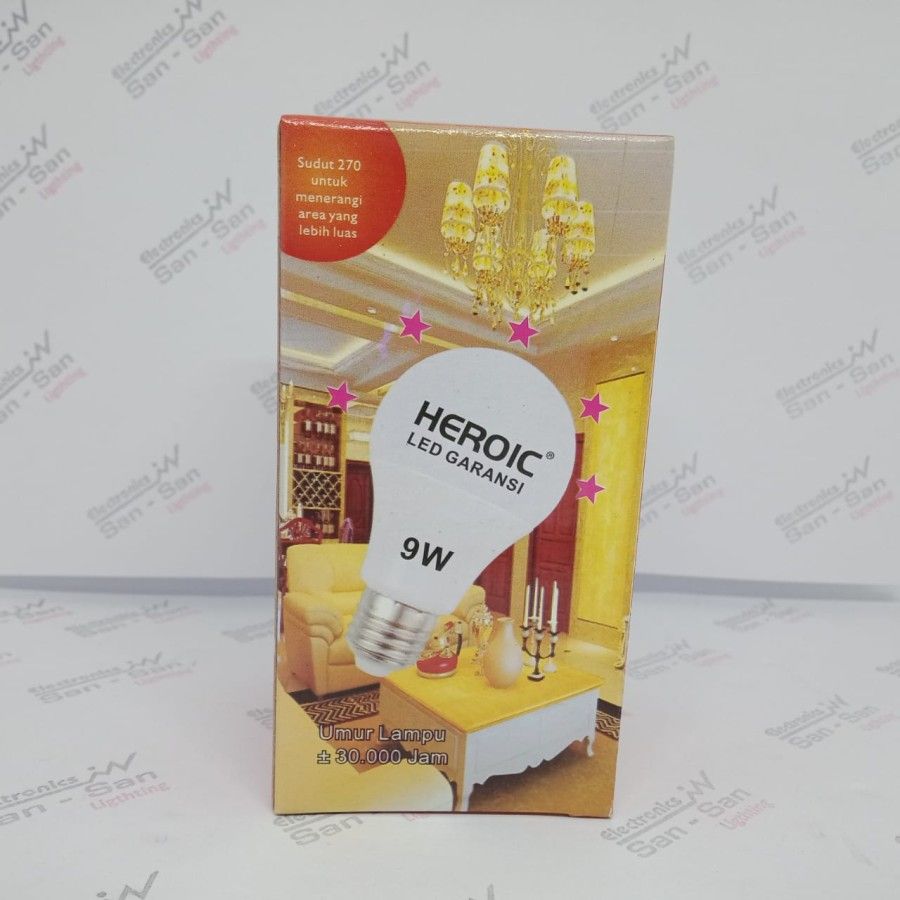 LED HEROIC 9W A BULB
