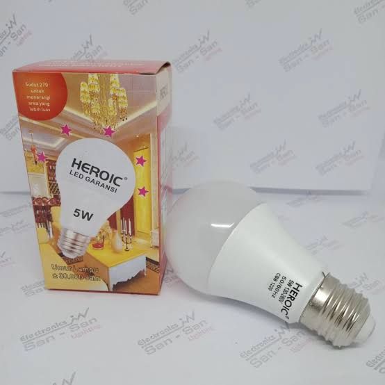 LED HEROIC 5W A BULB