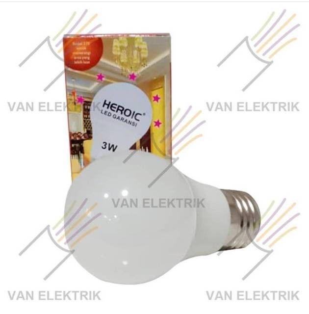 LED HEROIC 3W A BULB