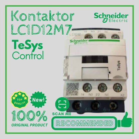 KONTAKTOR LC1D12M7 25A SCHNEIDER