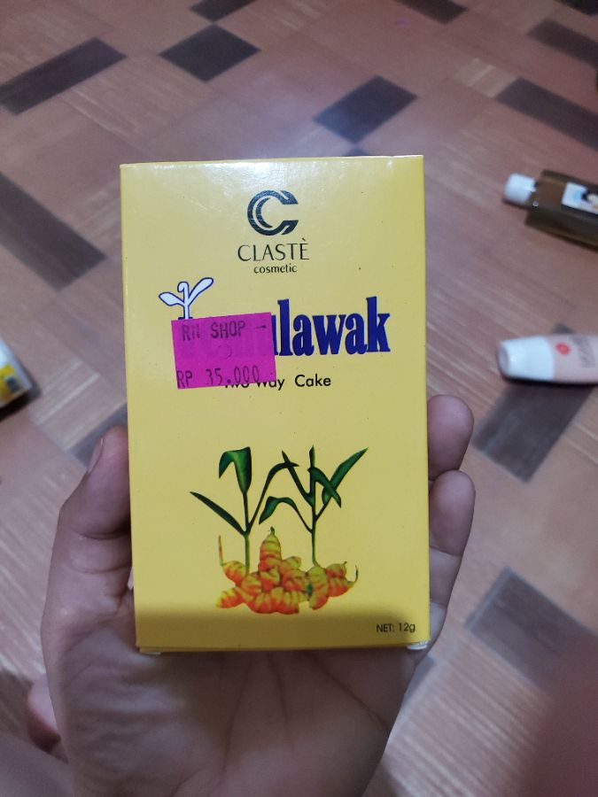 Bedak temulawak Claste