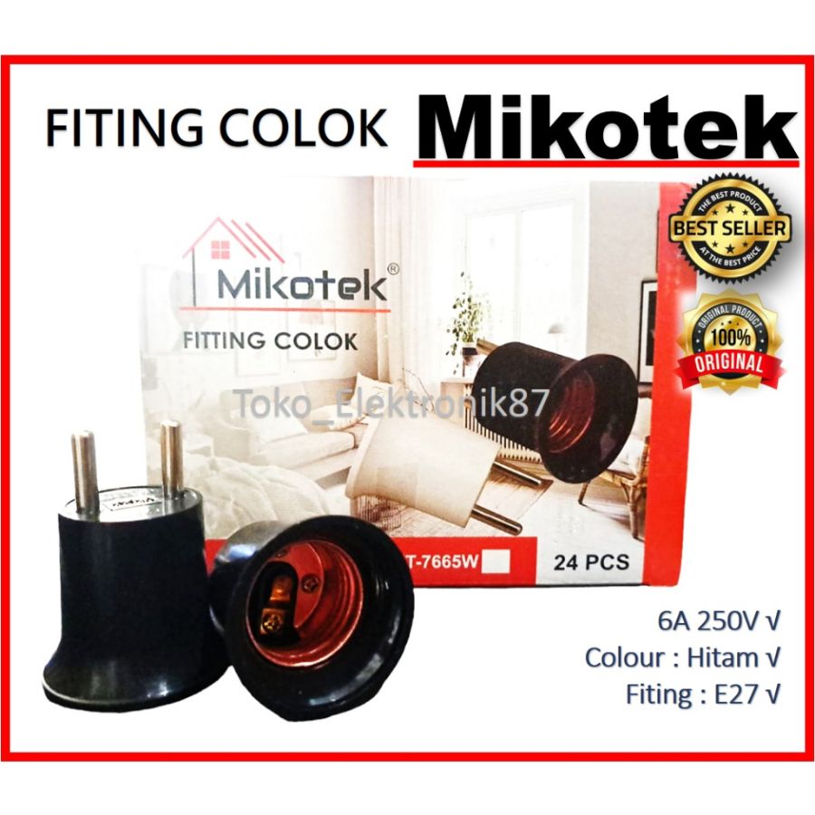 FITING COLOK HITAM MIKOTEK
