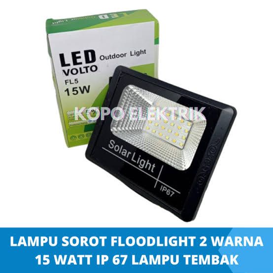 KAP SOROT 15W 2 WARNA VOLTO