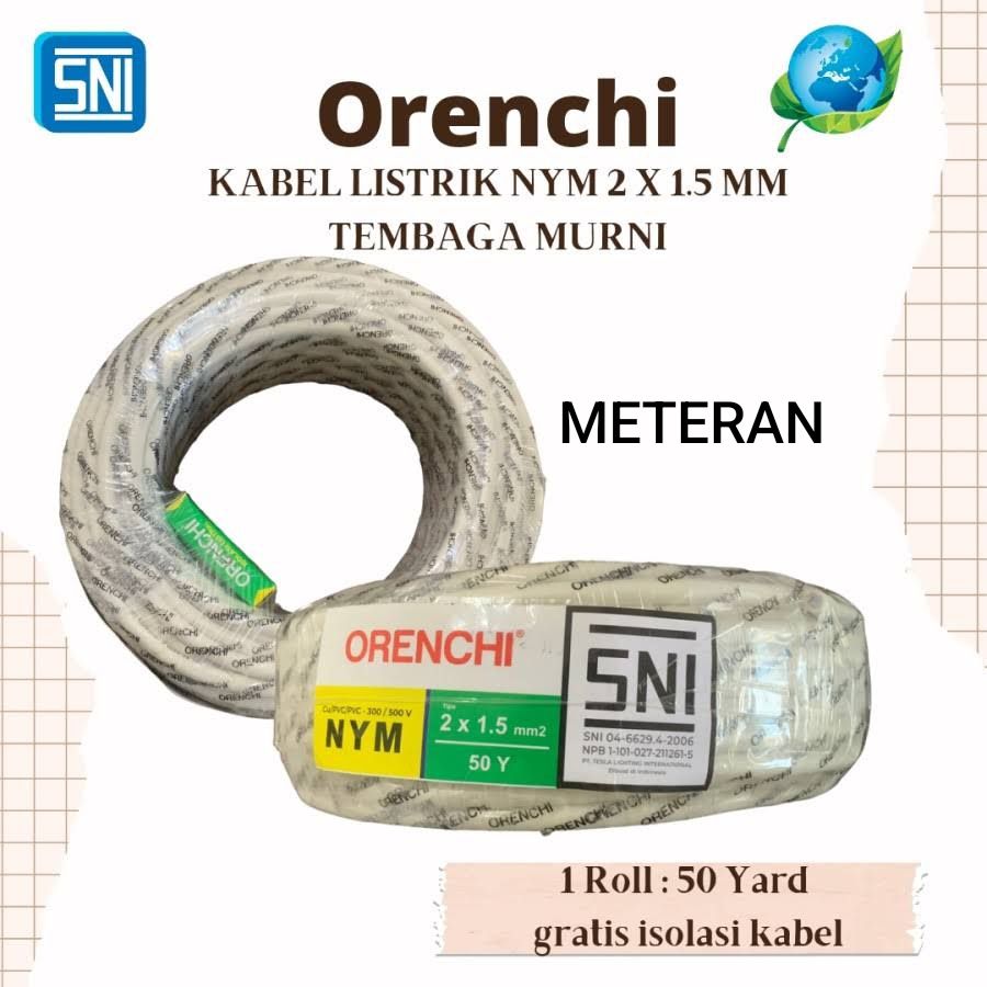 NYM ORENCHI 2 X 1.5 METERAN