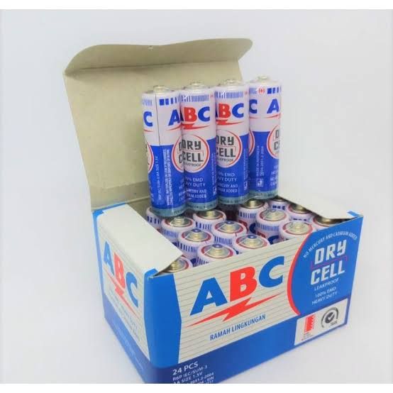 BATU BATERAI ABC AA BIRU