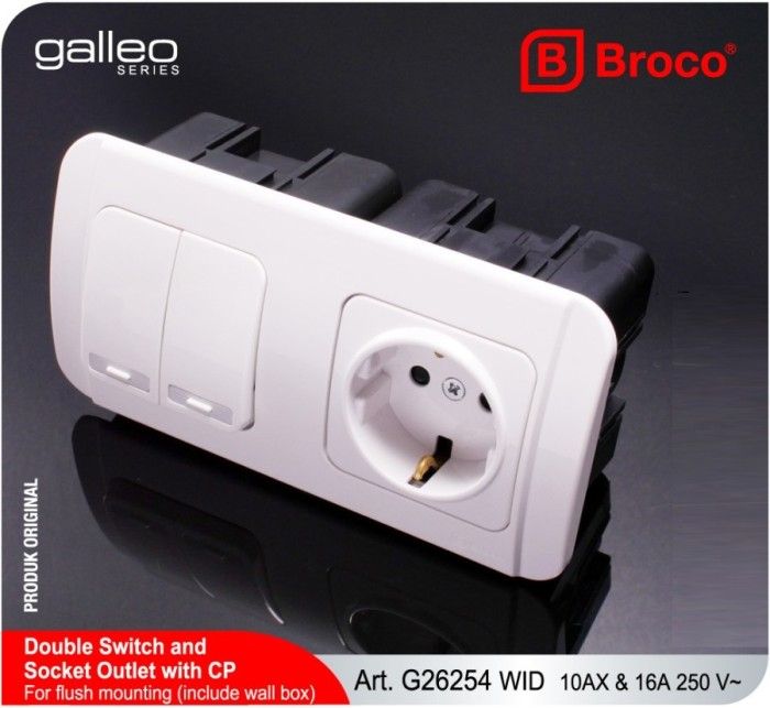 SERI STOP IB BROCO GALLEO 2 GANG