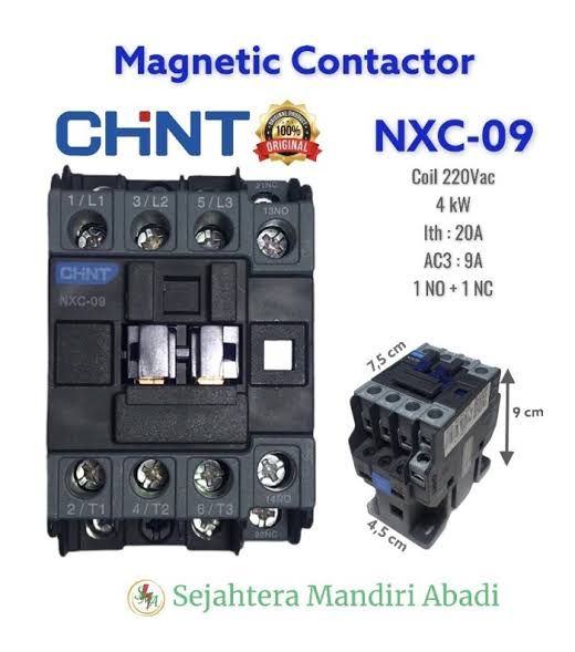 KONTAKTOR CHINT NXC9 20A