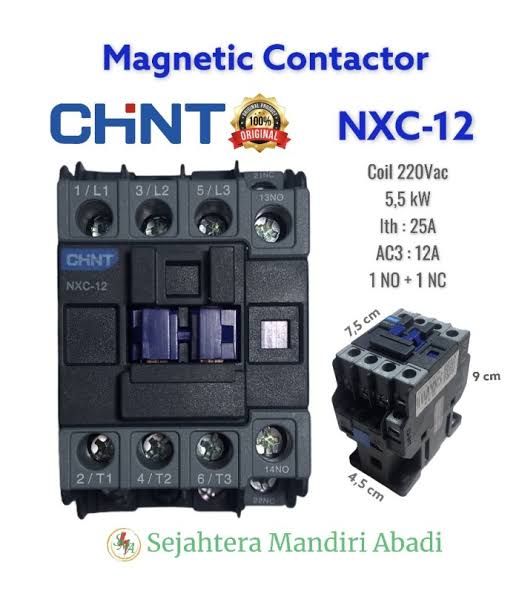 KONTAKTOR CHINT NXC12 25A