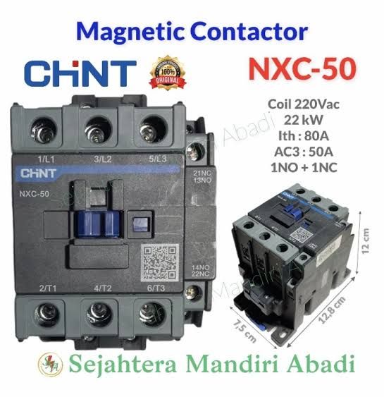 KONTAKTOR CHINT NXC50 80A